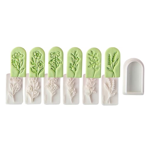 7 Stück Blumen- und Pflanzenformen für die Schmuckherstellung, weicher Ton, Ohrringe, Epoxidharz, Gießformen 7 Stück Blumen- und Pflanzenformen für die Schmuckherstellung, weicher Ton, Ohrringe, Epoxidharz, Gießformen von TAZIZI