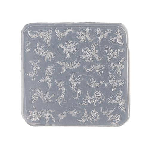 Erstellen Sie modische Nägel-Anhänger mit Silikon-Nägeln, Kunstform, Rosen- und Schmetterlings-Designs, Vorlagen für den täglichen Gebrauch Erstellen Sie modische Nägel-Anhänger mit Silikon-Nägeln, Kunstform, Rosen- und Schmetterlings-Designs, Vorlagen für den täglichen Gebrauch von TAZIZI
