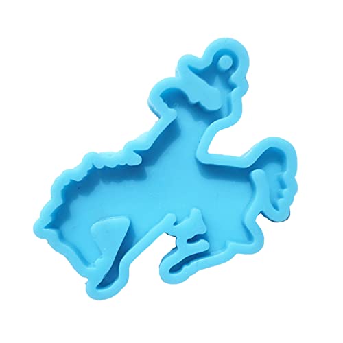 Glänzender Schlüsselanhänger mit Pferdemotiv und Cowboyhut, Silikon, Epoxidharz, Schmuck, für Valentinstags-Bastelarbeiten Glänzender Schlüsselanhänger mit Pferdemotiv und Cowboyhut, Silikon, Epoxidharz, Schmuck, für Valentinstags-Bastelarbeiten von TAZIZI