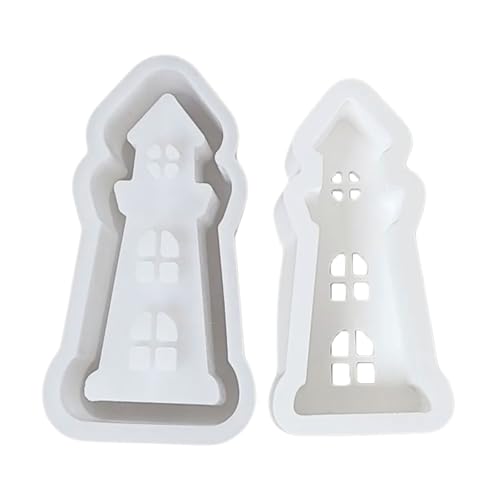Leuchtturm-Silikon-Kerzenständer-Formen für Kerzenständer, Teelichthalter, Epoxidharz-Form von TAZIZI