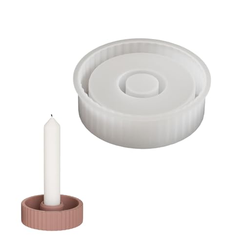 Silikonform, rund, gestreift, Kerzenhalter, Epoxidharz, Gießformen, Ornament, Gips, Formen Silikonform, rund, gestreift, Kerzenhalter, Epoxidharz, Gießformen, Ornament, Gips, Formen von TAZIZI