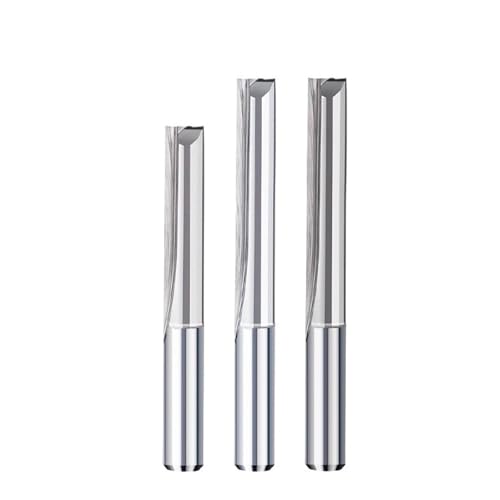 TAZYYZUU 4/6 mm Schaft, 2 Nuten, gerader Fräser, Hartmetall-Schaftfräser, CNC-Fräser for Holzbearbeitungswerkzeuge, Gravurbit, Schlitz-Reibahle(4x28) von TAZYYZUU