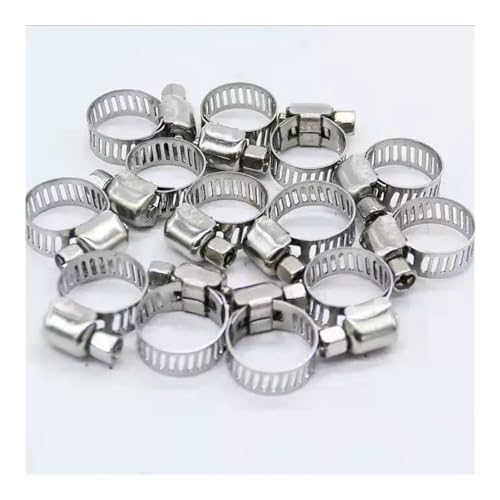Edelstahl-Rohrschelle, 10 Stück 8 mm - 44 mm 304 Edelstahl Mini Öl Kraftstoff Wasserleitung Leitung Rohr Schlauchklemme Klemme for Luftschlauch Wasserleitung Öl Kraftstoff Wasserleitung Schlauch Silik Edelstahl-Rohrschelle, 10 Stück 8 mm - 44 mm 304 Edelstahl Mini Öl Kraftstoff Wasserleitung Leitung Rohr Schlauchklemme Klemme for Luftschlauch Wasserleitung Öl Kraftstoff Wasserleitung Schlauch Silik von TAuyuGCT