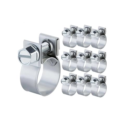 Edelstahl-Rohrschelle, 10 Stück Schlauch Öl Kraftstoff Wasserleitung Schlauchschelle 7-9mm 9-11mm Kohlenstoffstahl Öl Wasser CPU Luft Gasleitung Befestigungsrohrschelle Metallverschluss Hardware Schla Edelstahl-Rohrschelle, 10 Stück Schlauch Öl Kraftstoff Wasserleitung Schlauchschelle 7-9mm 9-11mm Kohlenstoffstahl Öl Wasser CPU Luft Gasleitung Befestigungsrohrschelle Metallverschluss Hardware Schla von TAuyuGCT