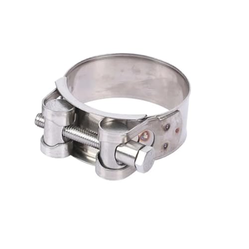TAuyuGCT Edelstahl-Rohrschelle, 10 Stück Edelstahl-Schlauchschellen, Abdichtung von Abluft- und Wasserleitungen, leistungsstarke Reparatur- und Schweißwerkzeuge, 17–252 mm Schlauchklemmung(23-25mm) von TAuyuGCT