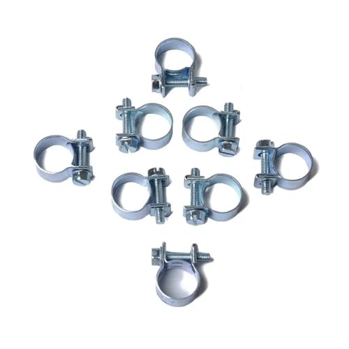 TAuyuGCT Edelstahl-Rohrschelle, 10 Teile/Satz Auto Öl Kraftstoff Wasser Rohr Schlauch Clips Schläuche Klemmen Set Mini Carbon Stahl Luft Schlauch Clip Benzin Rohr Clips Schlauch Klemmen TAuyuGCT Edelstahl-Rohrschelle, 10 Teile/Satz Auto Öl Kraftstoff Wasser Rohr Schlauch Clips Schläuche Klemmen Set Mini Carbon Stahl Luft Schlauch Clip Benzin Rohr Clips Schlauch Klemmen von TAuyuGCT