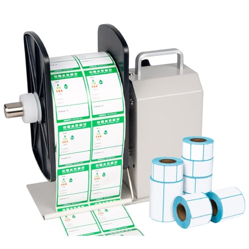 Automatische Etikettenaufwickelmaschine, Bidirektionale Aufwickelmaschine mit 9.1" Rollendurchmesser, Kern 1/1.5/3", Geschwindigkeit Einstellbar, Synchronisation mit Verschiedenen Druckern Automatische Etikettenaufwickelmaschine, Bidirektionale Aufwickelmaschine mit 9.1" Rollendurchmesser, Kern 1/1.5/3", Geschwindigkeit Einstellbar, Synchronisation mit Verschiedenen Druckern von TBANVOO