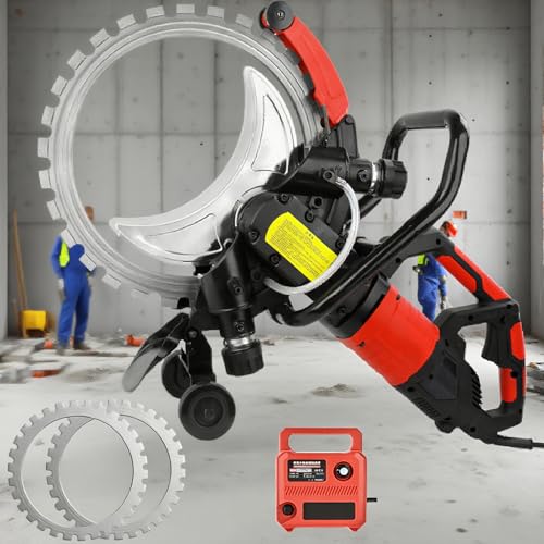 TBANVOO Verbesserte 16-Zoll-Toroid-Betonsäge, Motor aus reinem Kupfer, 90°-Schneiden ohne Toten Winkel für Brücken 8980W von TBANVOO