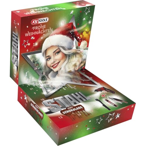 KS Tools Adventskalender 2025 Akku-Schrauber-Satz 30-teilig Akkuschrauber Taschenlampe Korkenzieher Schlüsselanhänger Werkzeug-Adventskalender KS Tools Adventskalender 2025 Akku-Schrauber-Satz 30-teilig Akkuschrauber Taschenlampe Korkenzieher Schlüsselanhänger Werkzeug-Adventskalender von TBS-Aachen
