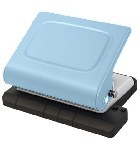 Bindegerät 10-Loch – Papierstanzer für Planer A4 (30 Löcher), A5 (20 Löcher), B5 (26 Löcher) – Locher für Büro, Schule & DIY – Blau von TBSKTBE