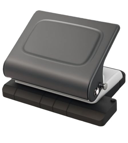 Bindegerät 10-Loch – Papierstanzer für Planer A4 (30 Löcher), A5 (20 Löcher), B5 (26 Löcher) – Locher für Büro, Schule & DIY – Schwarz von TBSKTBE