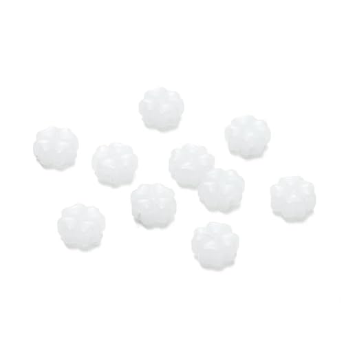 10/20 Stück 10 mm tschechische Lampwork-Kristallblumen-Abstandsperlen, flache, runde, lose Perlen für DIY-Schmuckherstellung, Zubehör, Zubehör, Weiß, 10 Stück 10/20 Stück 10 mm tschechische Lampwork-Kristallblumen-Abstandsperlen, flache, runde, lose Perlen für DIY-Schmuckherstellung, Zubehör, Zubehör, Weiß, 10 Stück von TBSKUY