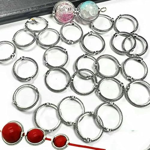 10/200 Stück Doppellöcher Abstandshalter Perlenringe Verbinder für DIY Halsketten Armbänder Kreisrahmen Legierung Zubehör-Splitter- 12mm-10 Stück 10/200 Stück Doppellöcher Abstandshalter Perlenringe Verbinder für DIY Halsketten Armbänder Kreisrahmen Legierung Zubehör-Splitter- 12mm-10 Stück von TBSKUY