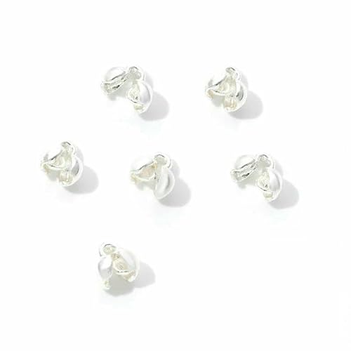 10–20 Stück/Lot Crimpperlen 18 Karat vergoldete Endcrimps zur Schmuckherstellung DIY Armbänder Zubehör, Perlenspitzen-Verbinder-Beschläge-versilbert-20 Stück 10–20 Stück/Lot Crimpperlen 18 Karat vergoldete Endcrimps zur Schmuckherstellung DIY Armbänder Zubehör, Perlenspitzen-Verbinder-Beschläge-versilbert-20 Stück von TBSKUY