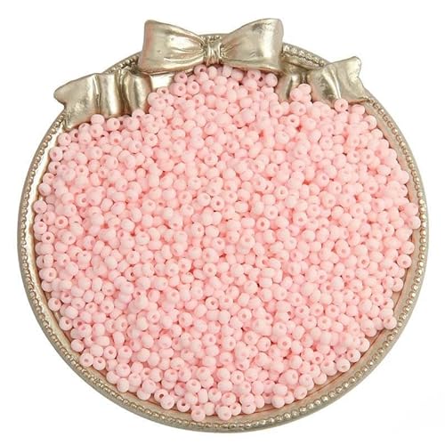 10 Gramm 2/3/4,0 mm matte Macaron-Farbe Glasperlen Runde Abstandsperlen für DIY Bastelarmband Ohrringe Handgefertigte Schmuckherstellung-06-3,0 mm 10 Gramm von TBSKUY