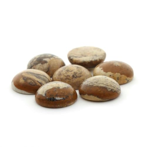 10 Stück/Los 4–12 mm runde Naturstein-Cabochons-Perlen für DIY-Ringe, Ohrringe, Armbänder, Halsketten, Schmuckzubehör, Bild, 10 mm von TBSKUY