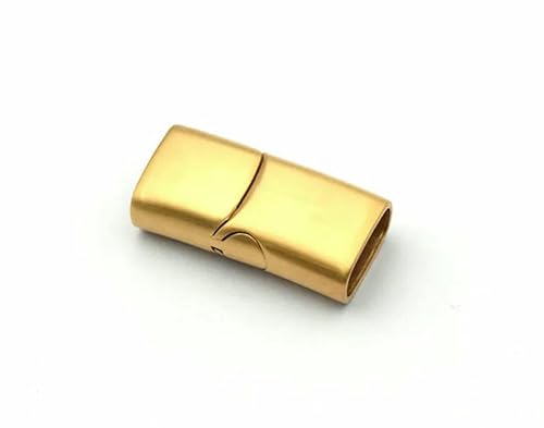 10 Stück Edelstahl-Magnetverschlüsse für DIY-Lederarmbänder, Seilanhänger, Verbindungsschnalle, Schmuckherstellung, Zubehör, 6–10 x 5 mm von TBSKUY