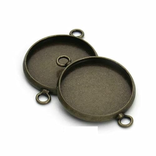 10 Stück Eisen Runde Cameo Cabochon Basis Tablett Lünetten Blank 10mm 12mm 14,0mm 16mm 18mm 20mm 25mm Charms Armband Verbinder Beschläge-Antik Bronze-16mm 10 Stück Eisen Runde Cameo Cabochon Basis Tablett Lünetten Blank 10mm 12mm 14,0mm 16mm 18mm 20mm 25mm Charms Armband Verbinder Beschläge-Antik Bronze-16mm von TBSKUY