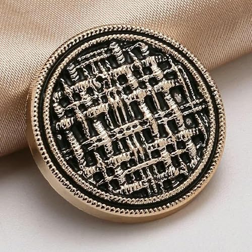 10 Stück Kleidung verziert mit handgenähten Knöpfen Damenkleidung Accessoires Pullover Jacken Kleider verzierte Knöpfe-Stil 60–25 mm-10 Stück von TBSKUY