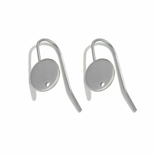 10 Stück plasmageschweißte, blanke, runde Ohrhaken aus Edelstahl mit Loch, kann als DIY-Charm für Damenschmuck verwendet werden -Z2275S8 10 Stück plasmageschweißte, blanke, runde Ohrhaken aus Edelstahl mit Loch, kann als DIY-Charm für Damenschmuck verwendet werden -Z2275S8 von TBSKUY