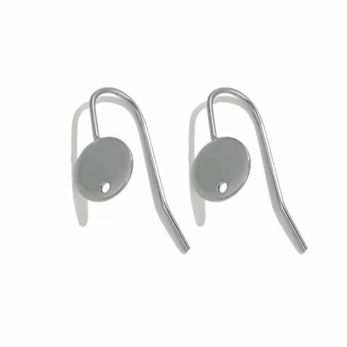 10 Stück plasmageschweißte, blanke, runde Ohrhaken aus Edelstahl mit Loch können als DIY-Charm für Damenschmuck verwendet werden -Z2275S6 10 Stück plasmageschweißte, blanke, runde Ohrhaken aus Edelstahl mit Loch können als DIY-Charm für Damenschmuck verwendet werden -Z2275S6 von TBSKUY