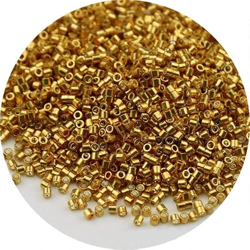 10 g 1,6 mm japanische Metallic-Glasperlen 11/0, gleichmäßig einfarbig, lose Abstandsperlen für die Schmuckherstellung, DIY-Nähzubehör, 013, 10 g, 1680 Stück 10 g 1,6 mm japanische Metallic-Glasperlen 11/0, gleichmäßig einfarbig, lose Abstandsperlen für die Schmuckherstellung, DIY-Nähzubehör, 013, 10 g, 1680 Stück von TBSKUY