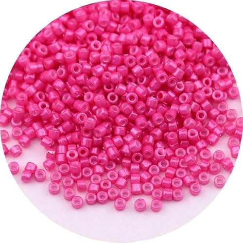 10 g 1,6 mm japanische Metallic-Glasperlen 11/0, gleichmäßig einfarbig, lose Abstandsperlen für die Schmuckherstellung, DIY-Nähzubehör, 020, 10 g, 1680 Stück 10 g 1,6 mm japanische Metallic-Glasperlen 11/0, gleichmäßig einfarbig, lose Abstandsperlen für die Schmuckherstellung, DIY-Nähzubehör, 020, 10 g, 1680 Stück von TBSKUY