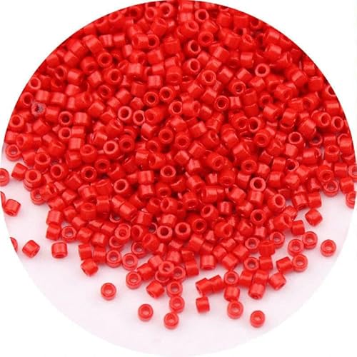 10 g 1,6 mm japanische Metallic-Glasperlen 11/0, gleichmäßig einfarbig, lose Abstandsperlen für die Schmuckherstellung, DIY-Nähzubehör, 022, 10 g, 1680 Stück 10 g 1,6 mm japanische Metallic-Glasperlen 11/0, gleichmäßig einfarbig, lose Abstandsperlen für die Schmuckherstellung, DIY-Nähzubehör, 022, 10 g, 1680 Stück von TBSKUY