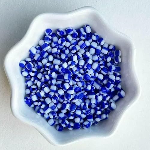 10 g 4,0 mm Streifen rundes Loch Mode Tschechische Glas Rocailles Perlen für Schmuckherstellung DIY handgemachte Stickerei/Halskette -24-4,0 mm 10 g von TBSKUY