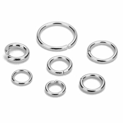 100–200 Stück Edelstahl-Spaltringe, schwarz, offene Biegeringe, Verbinder, DIY-Halsketten-Armbandherstellung, Schmuckzubehör – 5 mm Stahl, x 200 Stück 100–200 Stück Edelstahl-Spaltringe, schwarz, offene Biegeringe, Verbinder, DIY-Halsketten-Armbandherstellung, Schmuckzubehör – 5 mm Stahl, x 200 Stück von TBSKUY