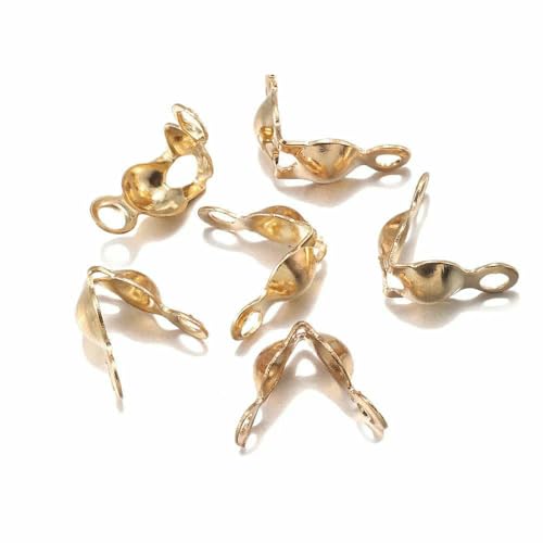100–200 Stück Verbinderverschluss 4 x 7 mm Kugelkette Kalotte Endcrimps Perlen Verbinderkomponenten für DIY-Schmuckherstellung Zubehör-KC Gold-100 Stück 100–200 Stück Verbinderverschluss 4 x 7 mm Kugelkette Kalotte Endcrimps Perlen Verbinderkomponenten für DIY-Schmuckherstellung Zubehör-KC Gold-100 Stück von TBSKUY
