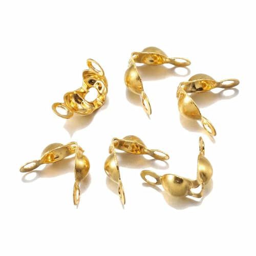 100–200 Stück Verbinderverschluss 4 x 7 mm Kugelkette Kalotte Endcrimps Perlen Verbindungskomponenten für DIY-Schmuckherstellung Zubehör-Gold-100 Stück 100–200 Stück Verbinderverschluss 4 x 7 mm Kugelkette Kalotte Endcrimps Perlen Verbindungskomponenten für DIY-Schmuckherstellung Zubehör-Gold-100 Stück von TBSKUY
