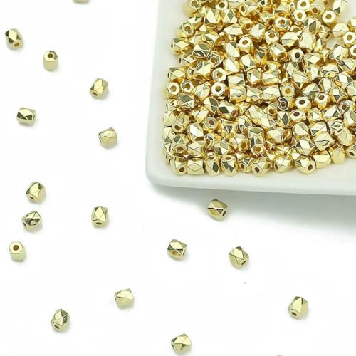 100–400 Stück goldfarbene Perlen 4,0 mm 6 mm CCB Würfel Krone Herz Anhänger Stern Spacer Lose Perlen für Liebesschmuck Herstellung von Armbändern DIY SQ Würfel 4,0 mm KC-100 Stück 100–400 Stück goldfarbene Perlen 4,0 mm 6 mm CCB Würfel Krone Herz Anhänger Stern Spacer Lose Perlen für Liebesschmuck Herstellung von Armbändern DIY SQ Würfel 4,0 mm KC-100 Stück von TBSKUY