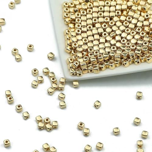 100–400 Stück goldfarbene Perlen 4,0 mm 6 mm CCB Würfel Krone Herz Anhänger Stern Spacer Lose Perlen für Liebesschmuck Herstellung von Armbändern DIY SR Würfel 4,0 mm KC-100 Stück 100–400 Stück goldfarbene Perlen 4,0 mm 6 mm CCB Würfel Krone Herz Anhänger Stern Spacer Lose Perlen für Liebesschmuck Herstellung von Armbändern DIY SR Würfel 4,0 mm KC-100 Stück von TBSKUY
