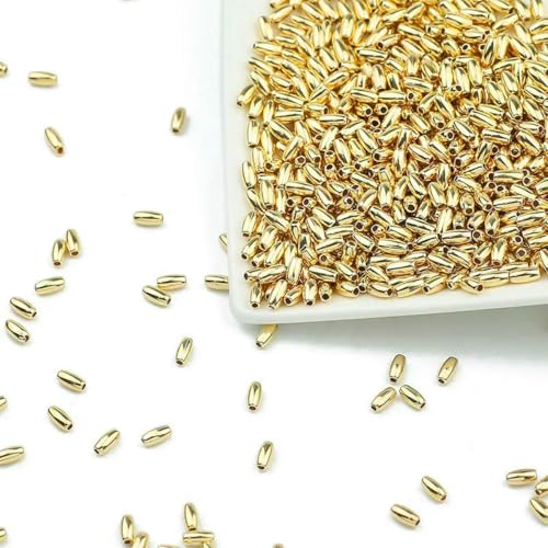 100–400 Stück goldfarbene Perlen 4,0 mm 6 mm CCB Würfelkrone Herz Anhänger Stern Spacer Lose Perlen für Liebesschmuck Herstellung von Armbändern DIY S-Reis 3 x 6 mm KC-200 Stück 100–400 Stück goldfarbene Perlen 4,0 mm 6 mm CCB Würfelkrone Herz Anhänger Stern Spacer Lose Perlen für Liebesschmuck Herstellung von Armbändern DIY S-Reis 3 x 6 mm KC-200 Stück von TBSKUY