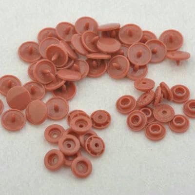 100 Sets T5 Baby Harz Druckknöpfe Kleidungszubehör Druckknöpfe 18 Farben 1,2 cm-B15 von TBSKUY