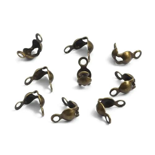 100 Stück/Los 4 x 7 mm Verschlussverbinder Kugelkette Kalotten Endcrimps Perlen Verbindungskomponenten für DIY Schmuckherstellung Zubehör-Bronze 100 Stück/Los 4 x 7 mm Verschlussverbinder Kugelkette Kalotten Endcrimps Perlen Verbindungskomponenten für DIY Schmuckherstellung Zubehör-Bronze von TBSKUY