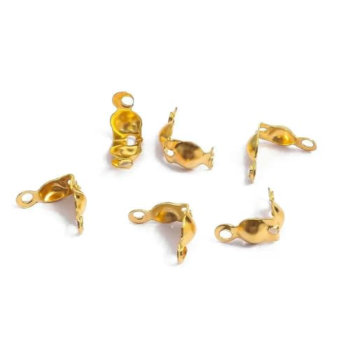 100 Stück/Los 4 x 7 mm Verschlussverbinder Kugelkette Kalotten Endcrimps Perlen Verbindungskomponenten für DIY Schmuckherstellung Zubehör-Gold 100 Stück/Los 4 x 7 mm Verschlussverbinder Kugelkette Kalotten Endcrimps Perlen Verbindungskomponenten für DIY Schmuckherstellung Zubehör-Gold von TBSKUY