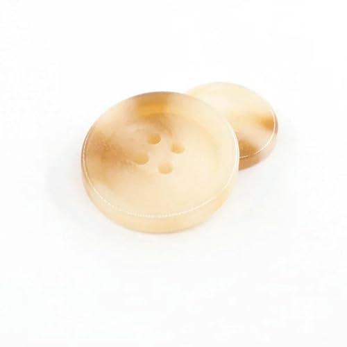 100 Stück/Set Imitation Hornharz 4 Löcher Knöpfe für Kleidung Pullover Anzug Mantel Vintage Dekoration Vintage Knopf DIY Zubehör-H03-20mm von TBSKUY