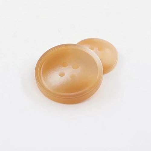 100 Stück/Set Imitation Hornharz 4 Löcher Knöpfe für Kleidung Pullover Anzug Mantel Vintage Dekoration Vintage Knopf DIY Zubehör-H11-18mm von TBSKUY