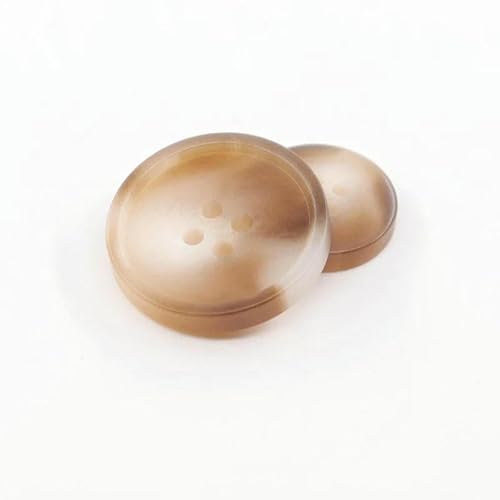 100 Stück/Set Imitation Hornharz 4 Löcher Knöpfe für Kleidung Pullover Anzug Mantel Vintage Dekoration Vintage Knopf DIY Zubehör-H14-18mm von TBSKUY