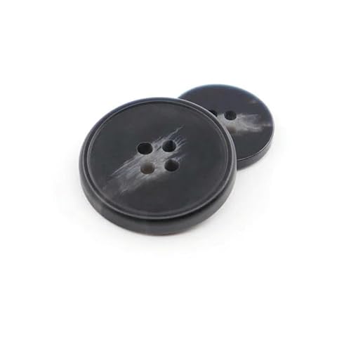 100 Stück/Set Imitation Hornharz 4 Löcher Knöpfe für Kleidung Pullover Anzug Mantel Vintage Dekoration Vintage Knopf DIY Zubehör-H18-18mm von TBSKUY