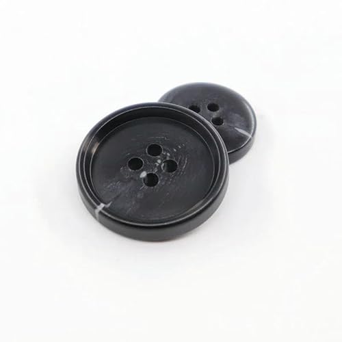 100 Stück/Set Imitation Hornharz 4 Löcher Knöpfe für Kleidung Pullover Anzug Mantel Vintage Dekoration Vintage Knopf DIY Zubehör-H25-15mm von TBSKUY