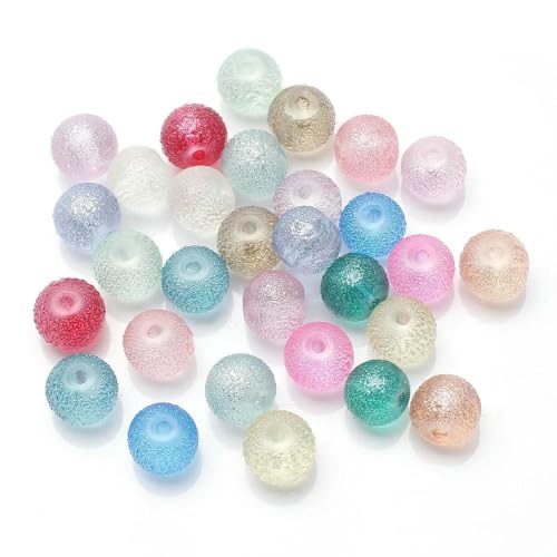 100 Stück 8 mm Glasperlen, Basteln, grafische farbige runde lose Abstandsperlen, Handarbeiten für Kristallschmuck, DIY-Armband-TGZ 100 Stück 8 mm Glasperlen, Basteln, grafische farbige runde lose Abstandsperlen, Handarbeiten für Kristallschmuck, DIY-Armband-TGZ von TBSKUY