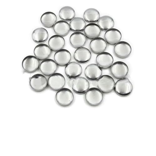 100 Stück Sets/Los Nr. 16–60 DIY handgefertigte Stoffknöpfe Brotform runder Stoffbezug Knopf Stoff Metall 4 Knöpfe auf der Rückseite-L20- Rückseite von TBSKUY