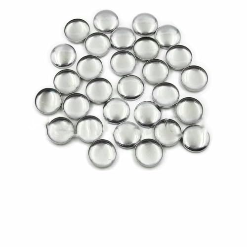 100 Stück Sets/Los Nr. 16–60 DIY handgefertigte Stoffknöpfe Brotform runder Stoffbezug Knopf Stoff Metall 4 Knöpfe auf der Rückseite-L30- Rückseite von TBSKUY