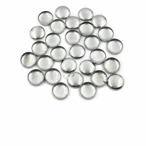 100 Stück Sets/Los Nr. 16–60 DIY handgefertigte Stoffknöpfe Brotform runder Stoffbezug Knopf Stoff Metall 4 Knöpfe auf der Rückseite-L36- Rückseite von TBSKUY