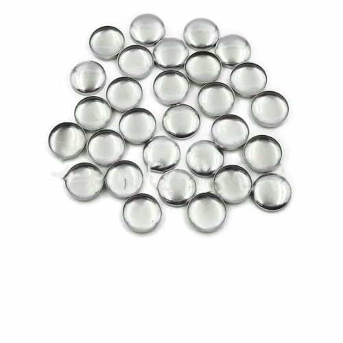 100 Stück Sets/Los Nr. 16–60 DIY handgefertigte Stoffknöpfe Brotform runder Stoffbezug Knopf Stoff Metall 4 Knöpfe auf der Rückseite-L40- Rückseite von TBSKUY