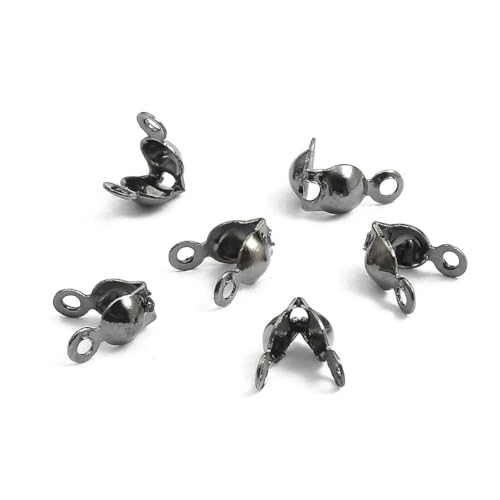 100 Stück Verbinderverschluss passend für Kugelkette, Kalotte, Endcrimps, Perlen, Armbänder, Ornament, Schnalle, Komponenten zum Selbermachen für Schmuckherstellung, grün, 4 x 7 mm (c 100 Stück Verbinderverschluss passend für Kugelkette, Kalotte, Endcrimps, Perlen, Armbänder, Ornament, Schnalle, Komponenten zum Selbermachen für Schmuckherstellung, grün, 4 x 7 mm (c von TBSKUY