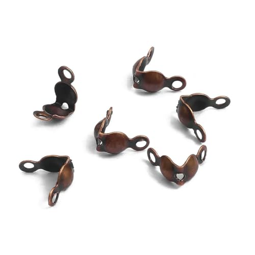 100 Stück Verbinderverschluss passend für Kugelkette, Kalotte, Endcrimps, Perlen, Armbänder, Ornament, Schnalle, Komponenten zum Selbermachen für Schmuckherstellung, schwarz, 4 x 7 mm 100 Stück Verbinderverschluss passend für Kugelkette, Kalotte, Endcrimps, Perlen, Armbänder, Ornament, Schnalle, Komponenten zum Selbermachen für Schmuckherstellung, schwarz, 4 x 7 mm von TBSKUY